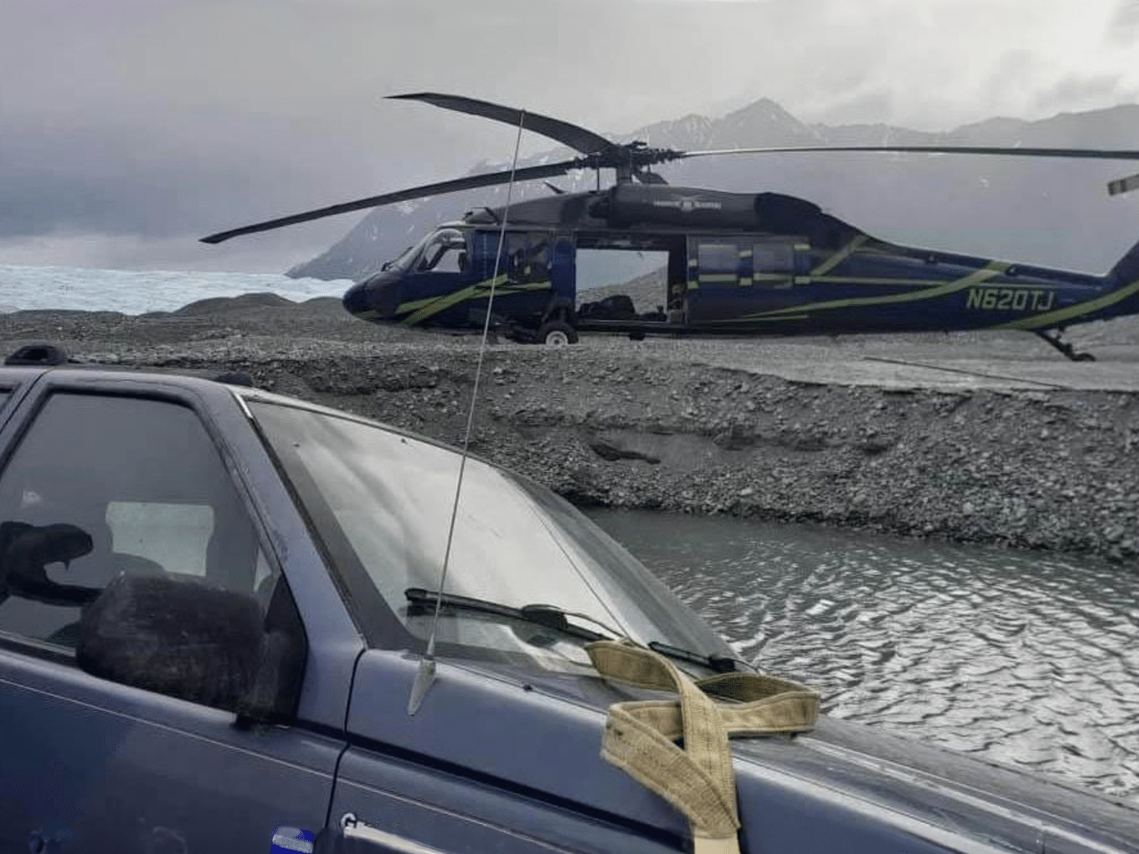 Jeep Grand Cherokee Rescued from Alaskan Glacier: A Pricey Adventure